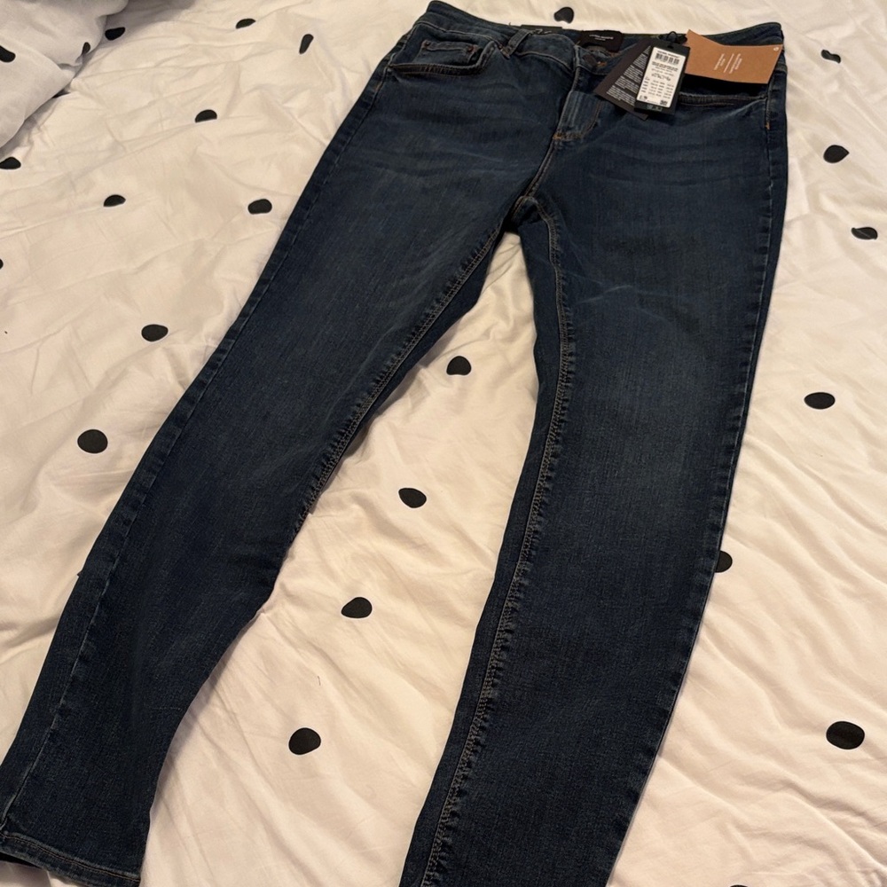 Vero Moda Women’s Dark Blue Denim, Super Slim Skinny Jeans